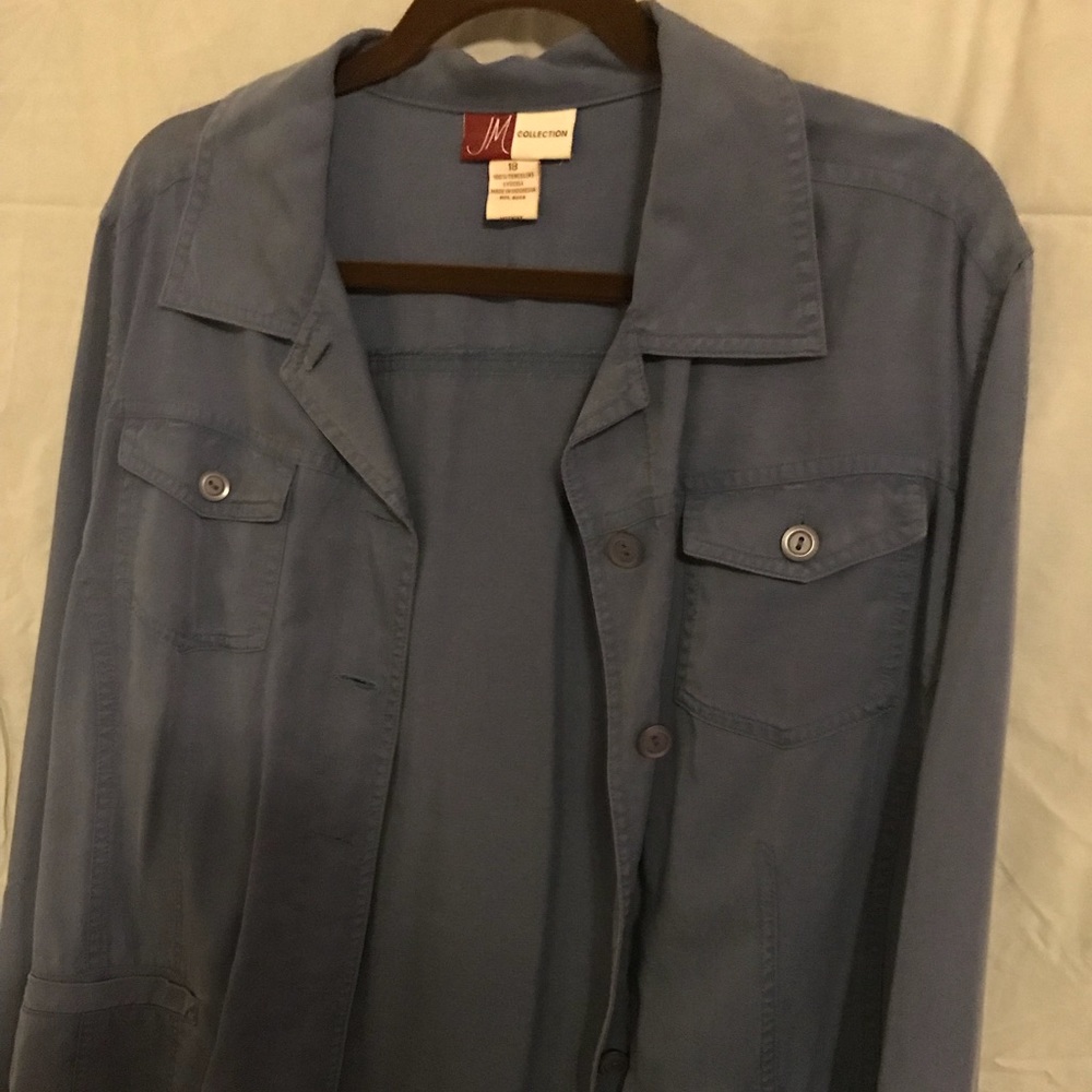 Casual Jacket (Lovebird Blue)